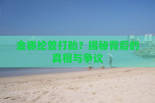 金赛纶曾打胎？揭秘背后的真相与争议